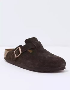 American Eagle Boston Slip On Shoe Clogs Damen Dunkelbraun | QYORD7205