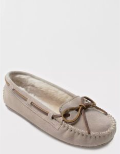 American Eagle Cally Moccasin Hausschuhe Damen Beige | NVMXO9541