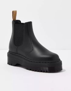 American Eagle Dr. Marten Vegan 2976 Quad Mono Stiefel Damen Schwarz | ZTROM6307