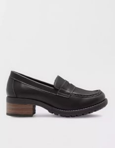 American Eagle Eastland Holly Penny Loafers Damen Schwarz | UFPKC7204