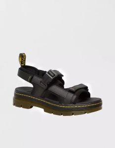 American Eagle Forster Sandalen Herren Schwarz | JVPNK8520