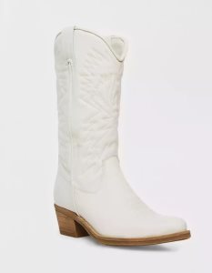 American Eagle Hayward Leder Stiefel Damen Weiß | KVZWL6534