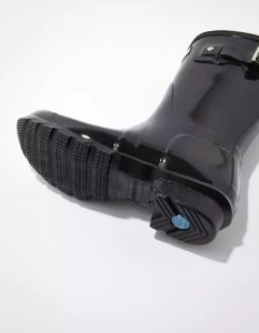 American Eagle Hunter Original Kurzes Gloss Rain Stiefel Damen Schwarz | HDYWN0947