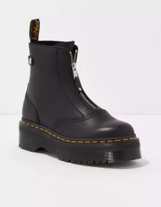 American Eagle Jetta Zip-Front Stiefel Damen Schwarz | ZYNDW0329