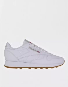 American Eagle Klassische Leder Sneakers Herren Weiß | GILMS3152