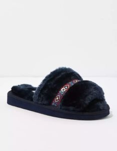 American Eagle London Hausschuhe Damen Dunkelblau | KWPSU0968