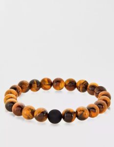 American Eagle Natural Stone Beaded Bracelet Schmuck Herren Mehrfarbig | PEZJM5267