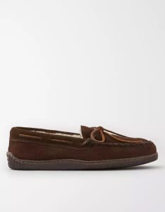 American Eagle Pile Gefütterte Hardsole Hausschuhe Herren Dunkelbraun | XPVHK9684