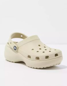 American Eagle Plattform Clogs Damen Beige Khaki | YFLVR8297