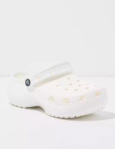 American Eagle Plattform Clogs Damen Weiß | HXZYE9052