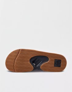 American Eagle Reef Fanning Slides Flip Flops Herren Schwarz | HSCDY7165
