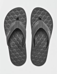 American Eagle Reef Ripper Flip Flops Herren Schwarz | RNGVD2418