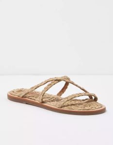 American Eagle Salt Umber Sahara Sandalen Damen Beige | DTMWP0291