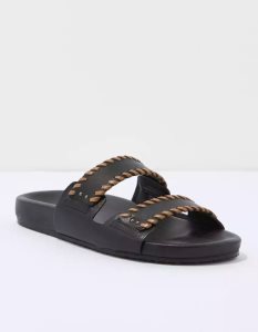 American Eagle Seychelles Catch a Wave Sandalen Damen Schwarz | YWXSA2468