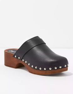 American Eagle Seychelles Loud and Clear Clogs Damen Schwarz | IZWCP5203