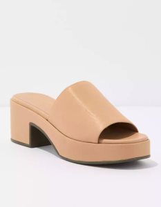 American Eagle Seychelles One of a Kind Plattform Sandal Keilabsatz Damen Beige | GZBPM1302