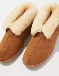 American Eagle Sheepskin Ankle Boot Hausschuhe Herren Braun | FHGZM7836
