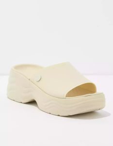 American Eagle Skyline Badelatschen Sandalen Damen Beige Khaki | KIJDT9420