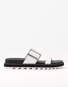 American Eagle Sorel Roaming Badelatschen Sandalen Damen Weiß | MJINR6015