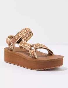 American Eagle Teva Flatform Universal Sandalen Damen Hellbraun | PKASL1569