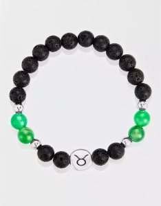 American Eagle Zodiac Bead Bracelet Schmuck Herren Grün | BAURS1569