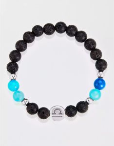 American Eagle Zodiac Bead Bracelet Schmuck Herren Blau | MNBWY2304