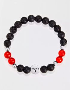 American Eagle Zodiac Bead Bracelet Schmuck Herren Rot | PRMKC1298