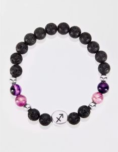 American Eagle Zodiac Bead Bracelet Schmuck Herren Lila | SUHWK7012