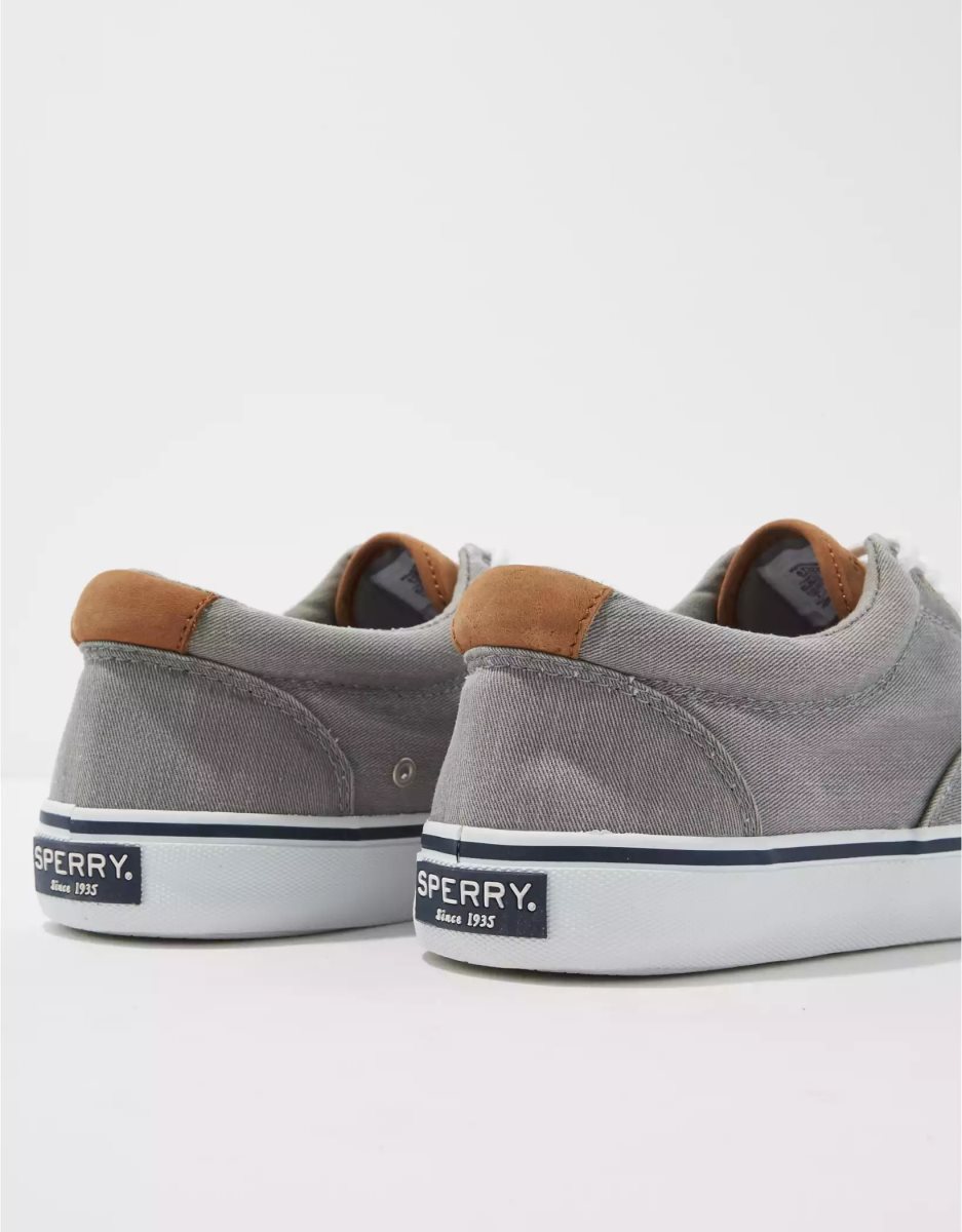 American Eagle Sperry Striper II CVO Sneaker Freizeitschuhe Herren Grau | RKAJU2316